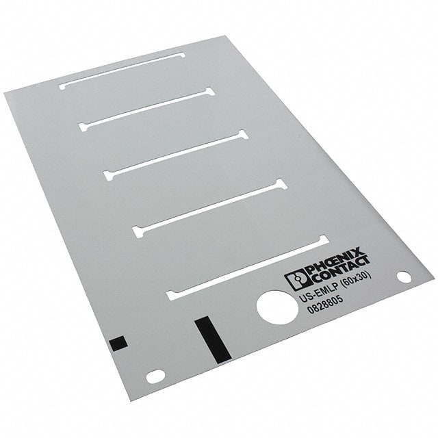 0828805 LABEL ID/RATINGS 2.36"X1.18" WHT