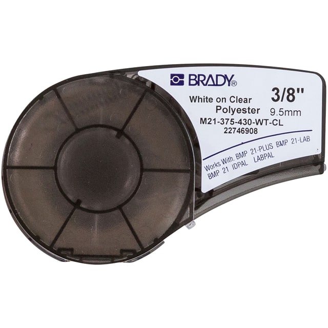 M21-375-430-WT-CL LABEL 0.375" W X 21' L CLEAR