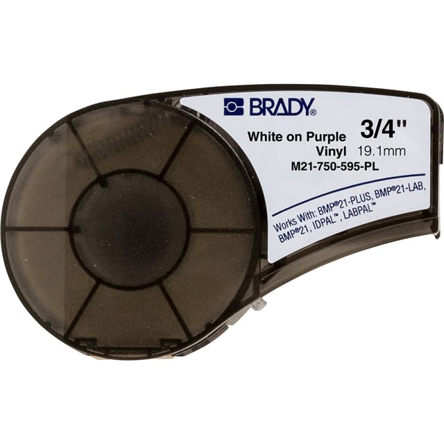 M21-750-595-PL LABEL 0.75" W X 21' L PURPLE
