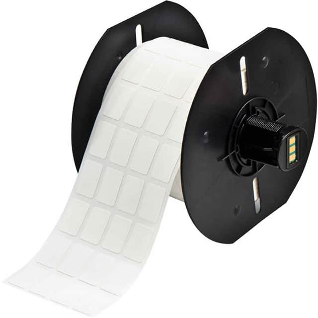 B33-68-499 LABEL 0.75"HX0.5"W WH 1=1500PCS