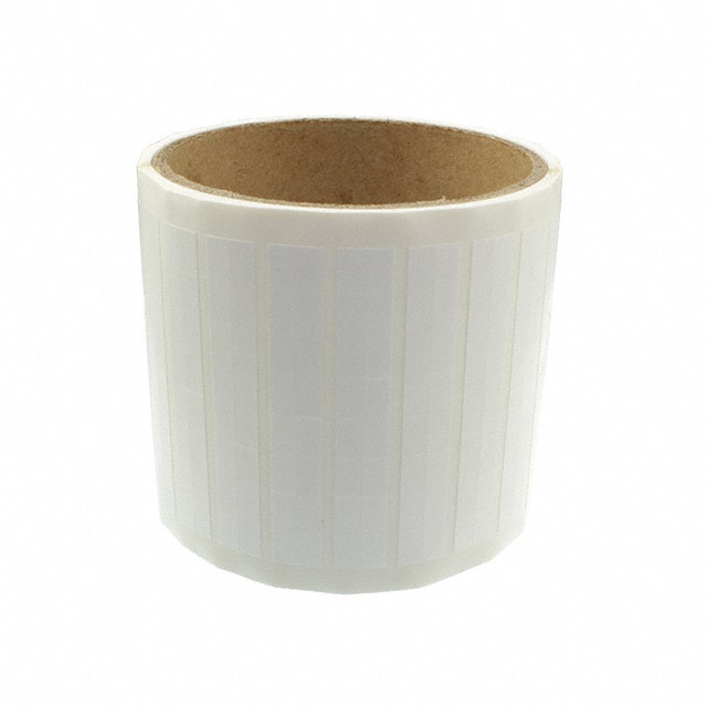 TAG81T8-822 WHITE POLYESTER .325" X .2"