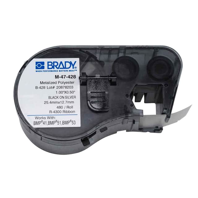 M-47-428 LABEL 0.5" H X 1" W 1=480PCS
