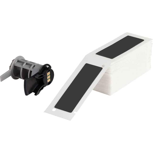 PTLEP-176-593-BK LABEL 3" H X 1" W BLACK 1=50PCS