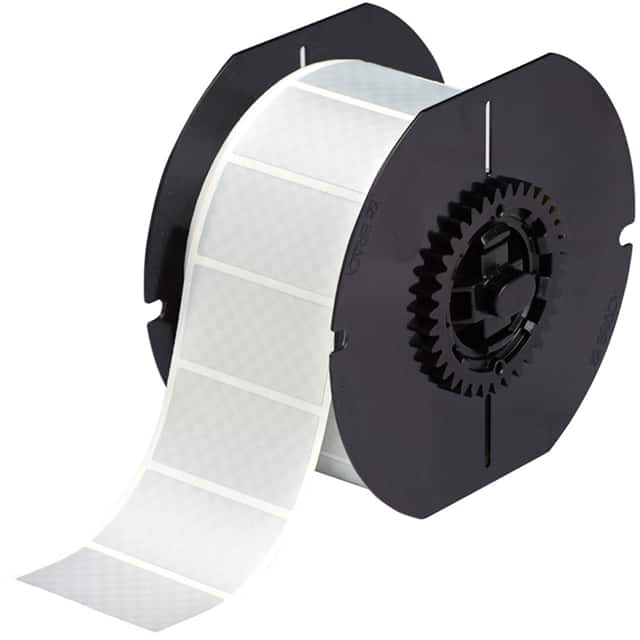 B30-17-438 LABEL 2"H X 1"W SILVER 1=1225PCS