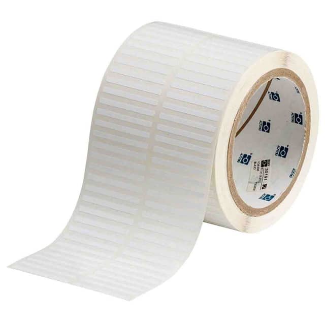THT-28-423-10 LABEL 0.125"HX1.5"W WH 1=10KPCS