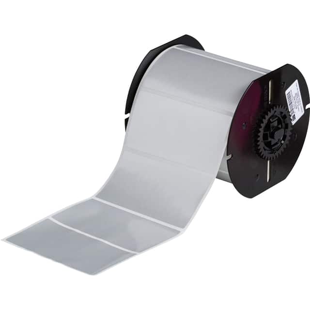 B33-55-434 LABEL 2" H X 4"W SILVER 1=750PCS