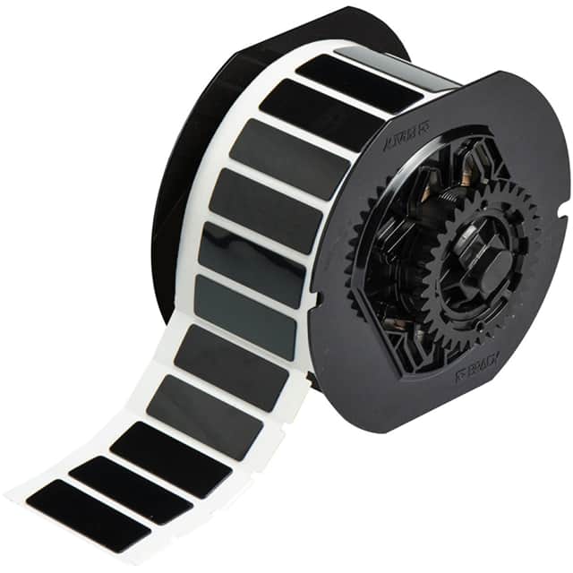 B30EP-172-593-BK LABEL 0.59"HX1.77"W BLK 1=450PCS