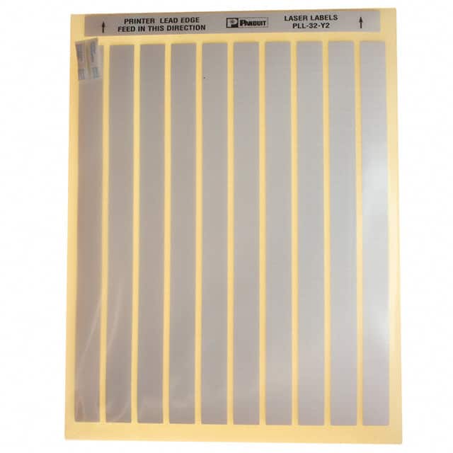 PLL-32-Y2-10 LABEL LSR POLY WHT .65X.2"