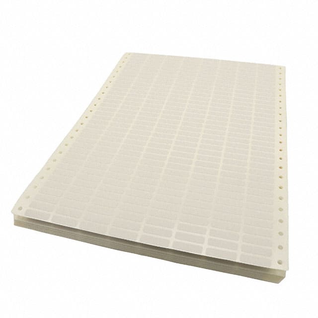 PDL-49-10 LABEL S LAM DM TED WH 0.90X0.25"