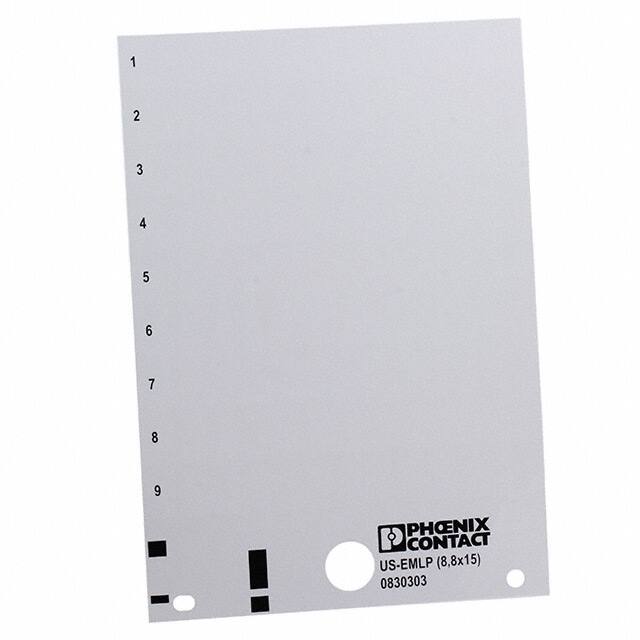 0830303 LABEL CARD