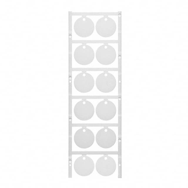 1266130000 LABEL ID/RATINGS 1.18"DIA YELLOW