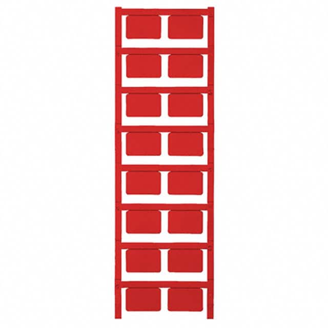 1906120000 LABEL ID/RATINGS 1.06"X0.71" RED