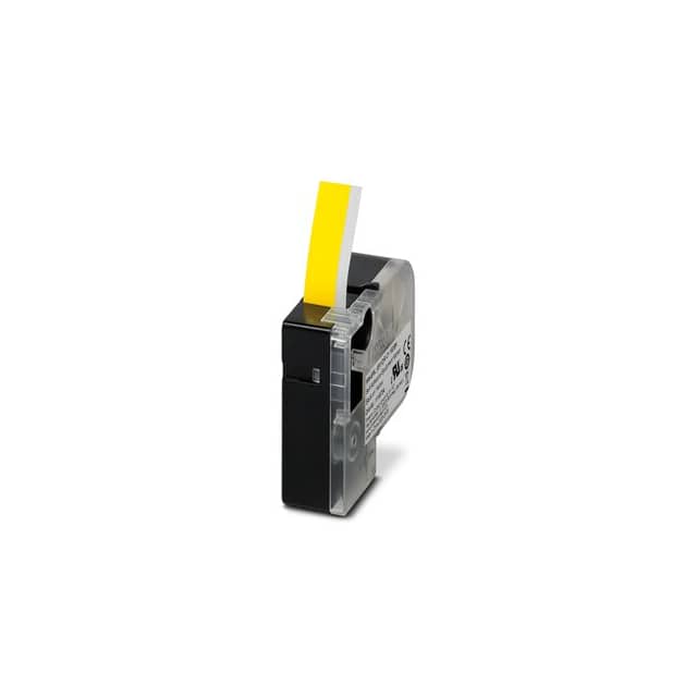 1118734 LABEL, ROLL, YELLOW/BLACK, UNLAB