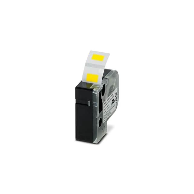 1116199 LABEL, ROLL, YELLOW/BLACK, UNLAB