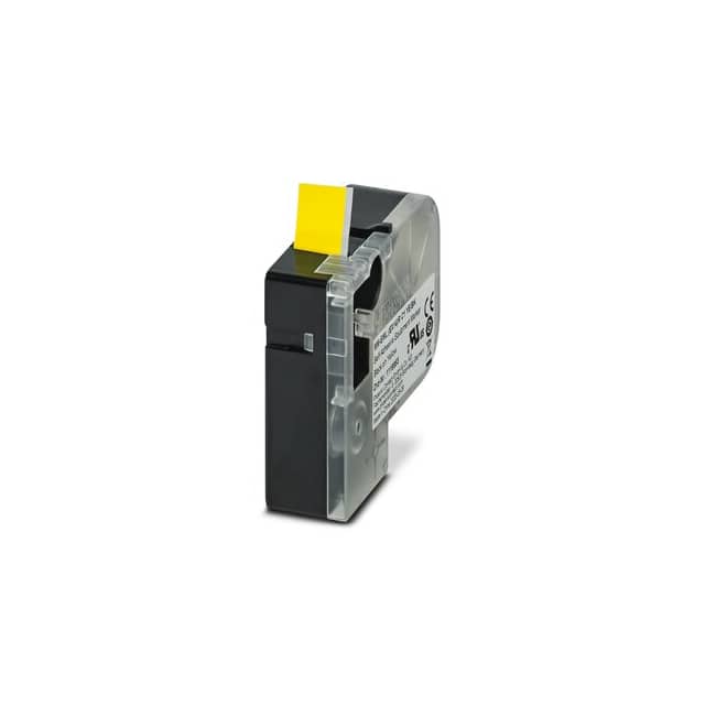 1116983 LABEL, ROLL, YELLOW/BLACK, CAN B