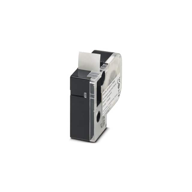 1116130 LABEL, ROLL, TRANSPARENT/BLACK,