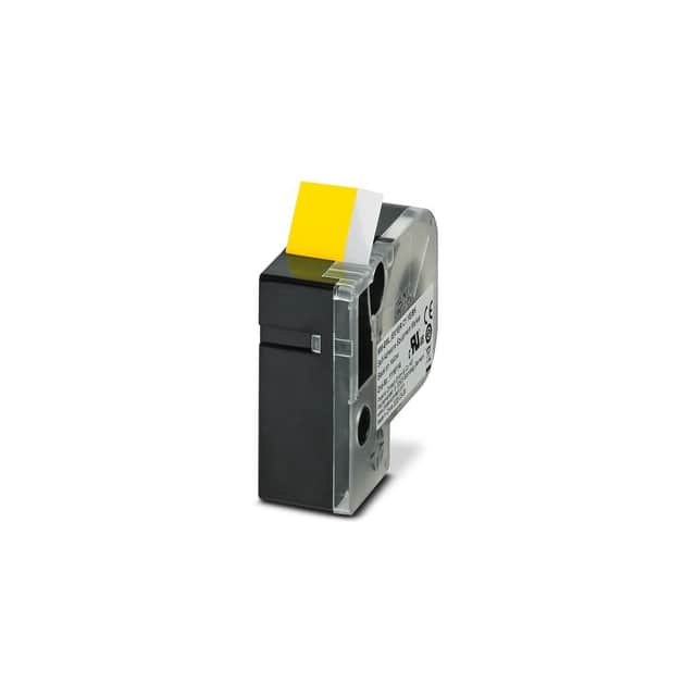 1116114 LABEL, ROLL, YELLOW/BLACK, UNLAB