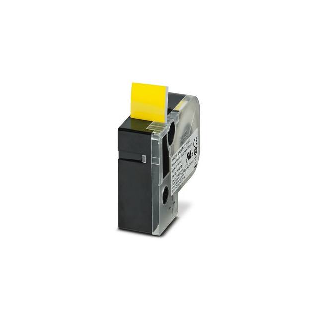 1116131 LABEL, ROLL, YELLOW/BLACK, UNLAB