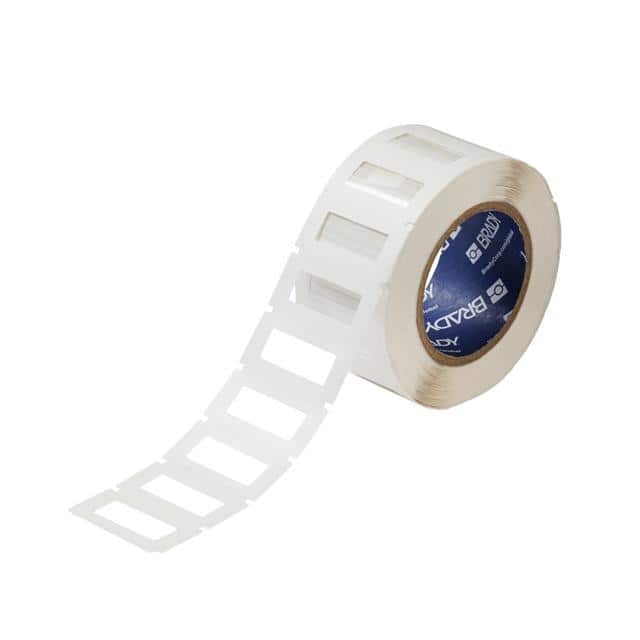THT-383-712-1 CLR LBL ADH BORDER 1X2 1000/RL