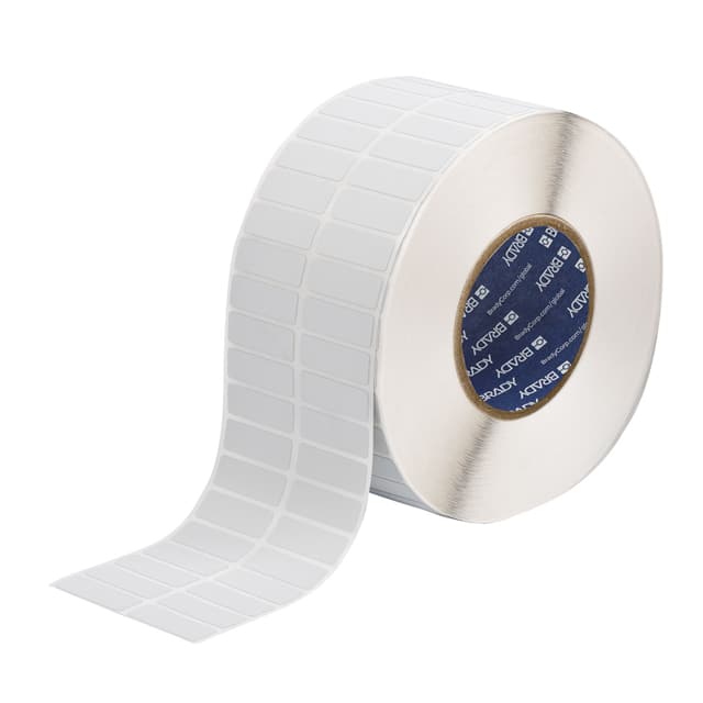 THT-6-8591-10-WT LABEL, 0.75 IN H X 1.5 IN W