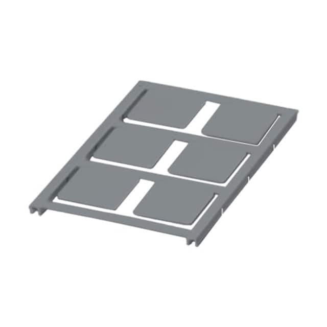 0825453 TERM BLOCK MARKER SILVER