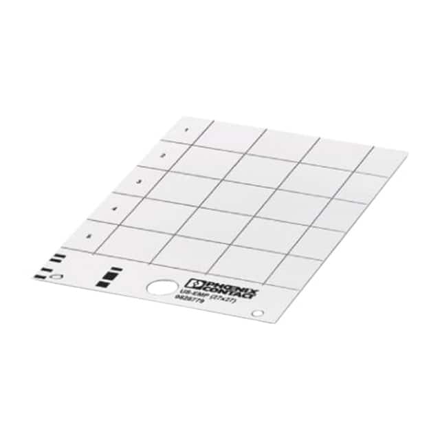 0828779 LABEL CARD