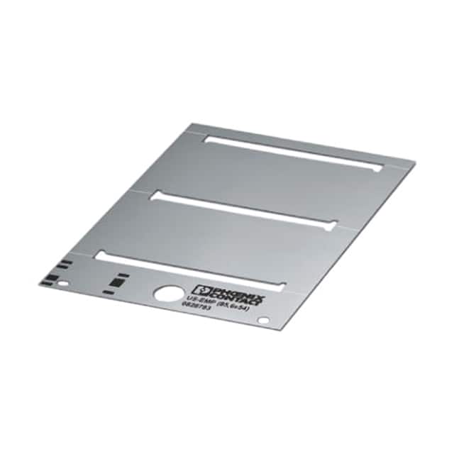 0828861 LABEL CARD SILVER