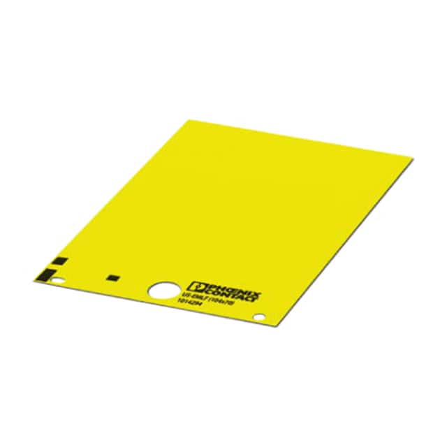 1014295 LABEL CARD YELLOW