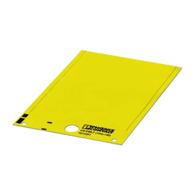 1014292 LABEL CARD YELLOW