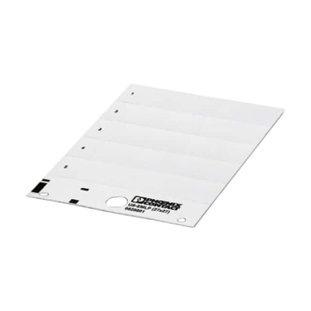 0828801 LABEL CARD