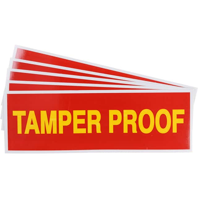 TAMPER (ACC) TAMPER PROOF LABEL, PK/5