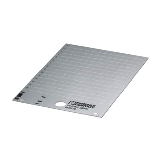 0828884 LABEL CARD SILVER