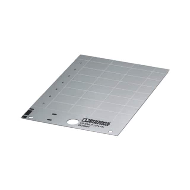 0828896 LABEL CARD SILVER