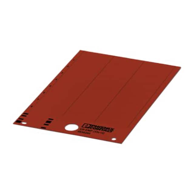 0830309 LABEL CARD RED