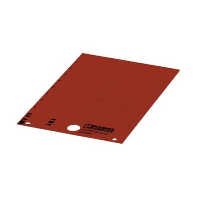 0830312 LABEL CARD RED