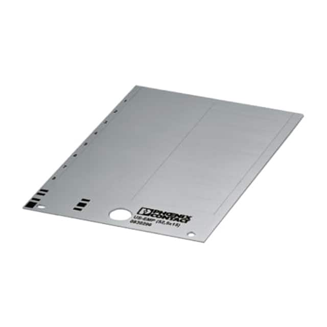 0830311 LABEL CARD SILVER