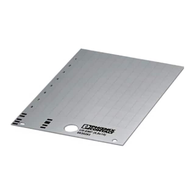 0830427 LABEL CARD SILVER