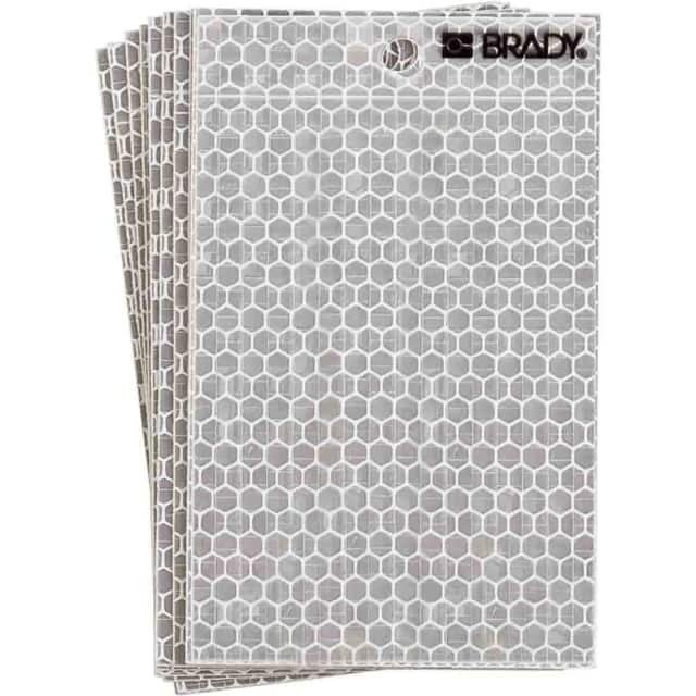 3020-BLANK BRADY 5" SELF ADHESIVE BLANK 10/