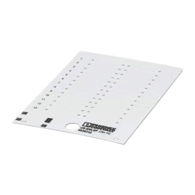 0830343 LABEL CARD