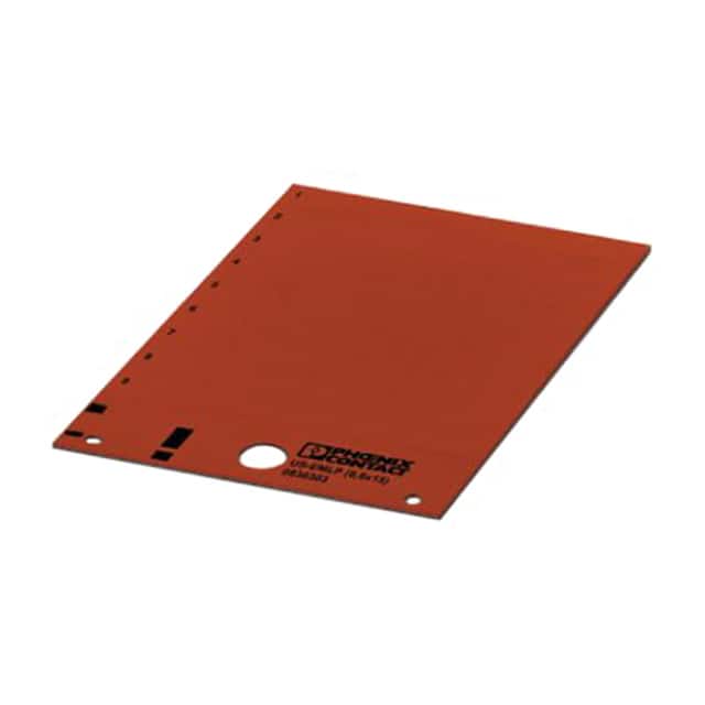 0830318 LABEL CARD RED