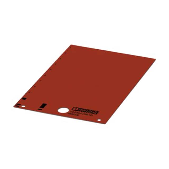 0830321 LABEL CARD RED