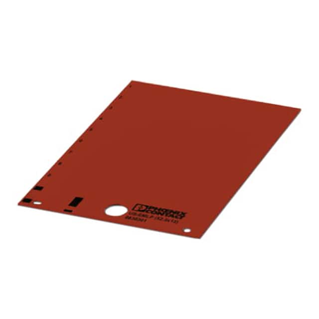 0830324 LABEL CARD RED