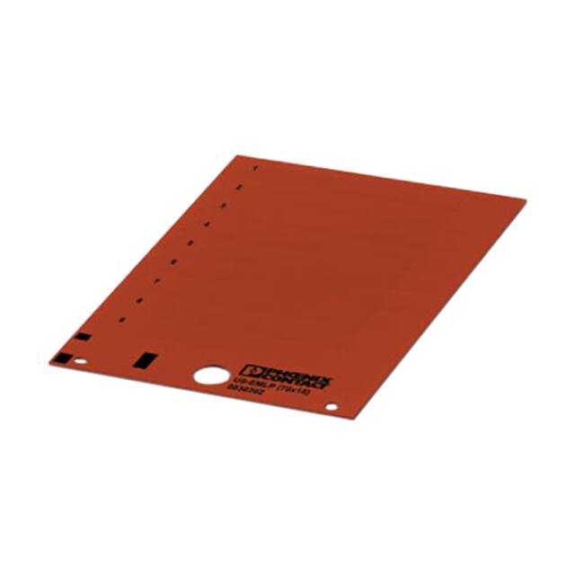 0830327 LABEL CARD RED