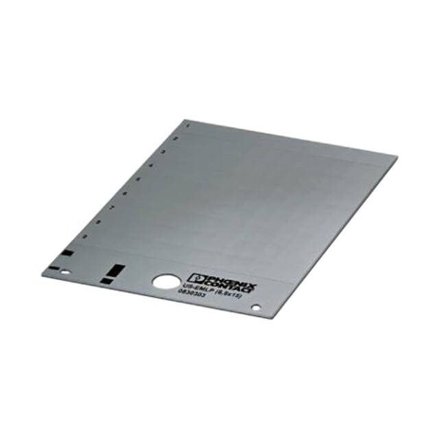 0830317 LABEL CARD SILVER