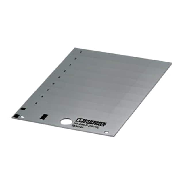 0830326 LABEL CARD SILVER