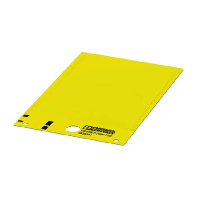 0830305 LABEL CARD YELLOW