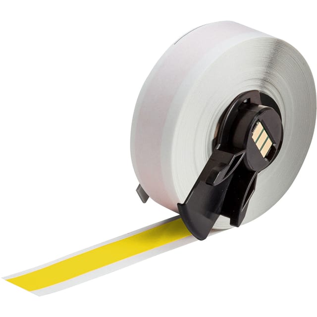 M61C-500-595-YL LABEL, 0.5 IN W X 50 FT L