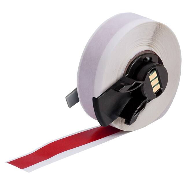 M61C-500-595-RD LABEL, 0.5 IN W X 50 FT L