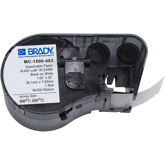MC-1500-403 LABEL, 1.5 IN W X 25 FT L