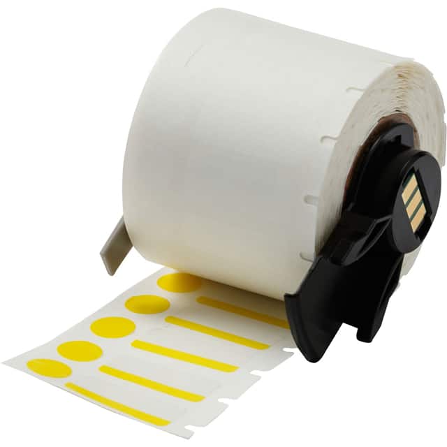 M61-98-494-YL LABEL, 0.375 IN H X 1 IN W